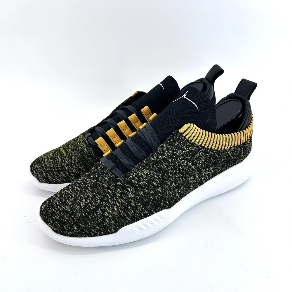 Autographed Gary Vee Entrepreneur Sneakers 001 Yellow Mustard Mens 10.5 K Swiss‎